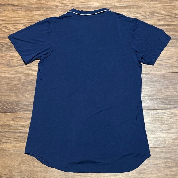 Eberjey Navy Blue Short Sleeve Sleep Shirt Size: XL - Picture 5 of 5